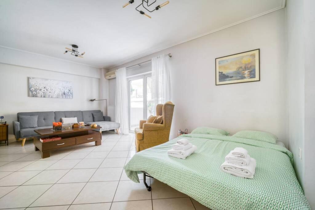 Spacious Family Flat Near Parthenon Free Parking Athen Exterior foto