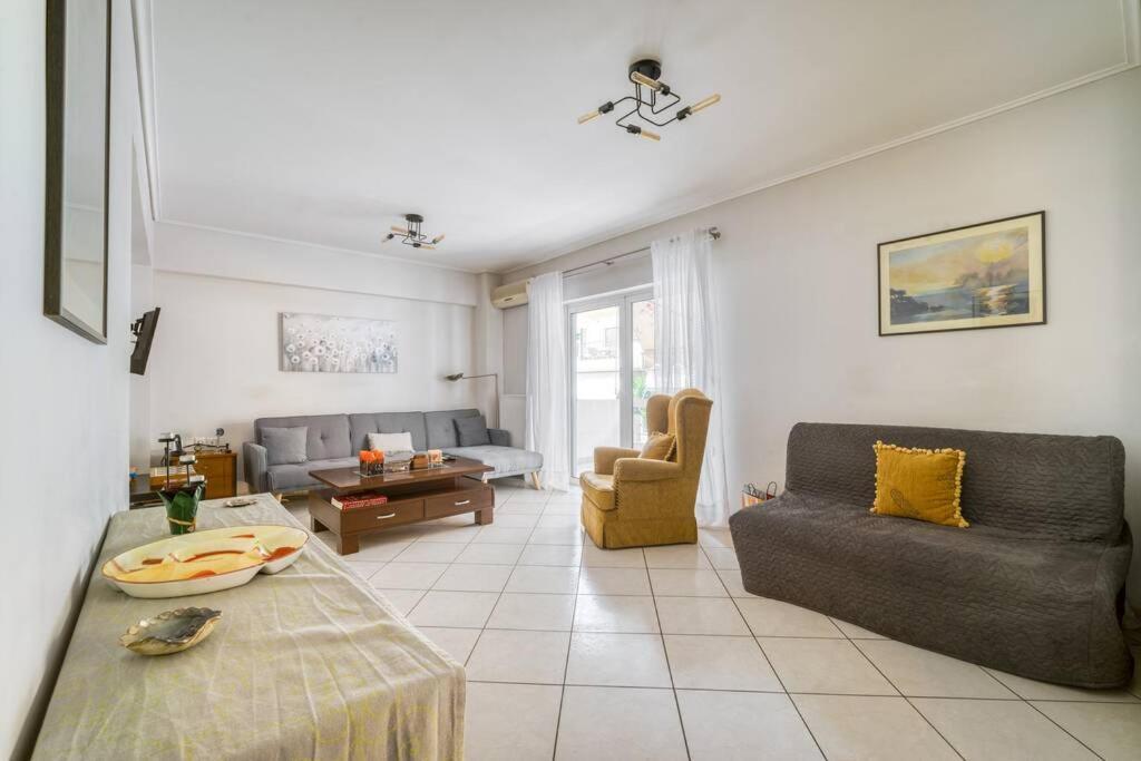 Spacious Family Flat Near Parthenon Free Parking Athen Exterior foto