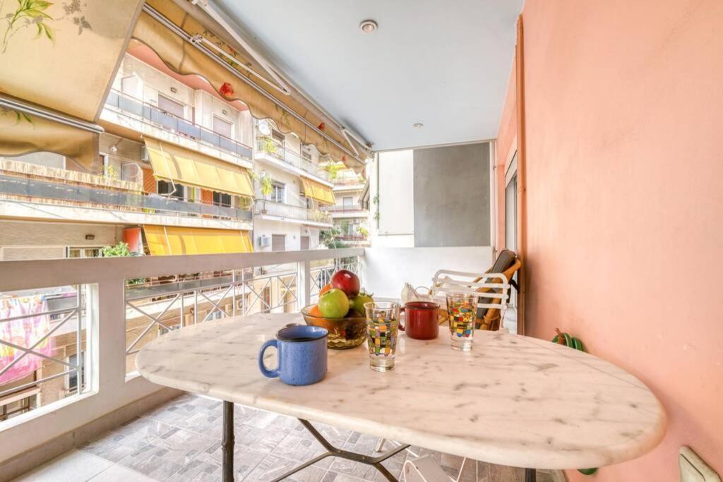 Spacious Family Flat Near Parthenon Free Parking Athen Exterior foto